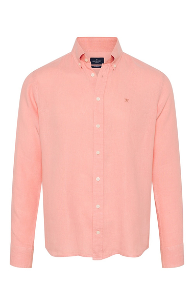 Men's Hackett Essential Garment Dyed Linen Brompton Shirt