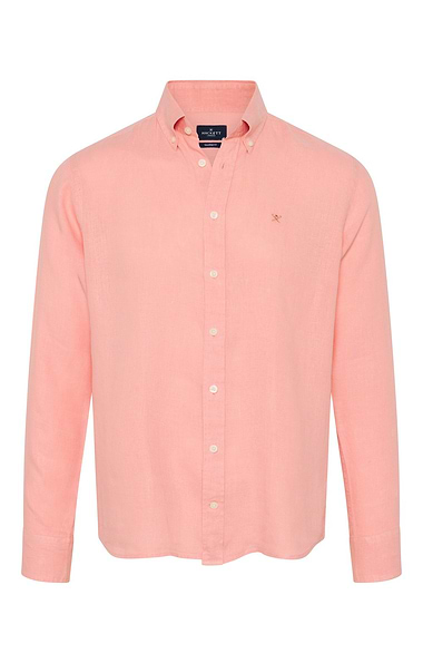 Men's Hackett Essential Garment Dyed Linen Brompton Shirt