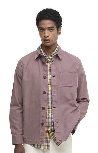 Men's Barbour Regular Washed Cotton Overshirt