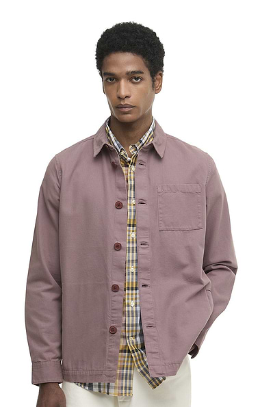 Men's Barbour Regular Washed Cotton Overshirt