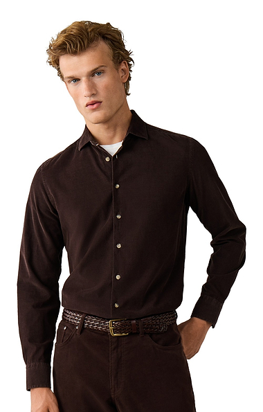 Men's Hackett London Smart Babycord Shirt