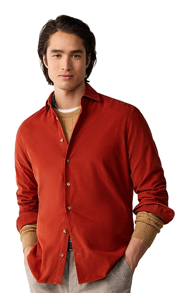 Men's Hackett London Smart Babycord Shirt