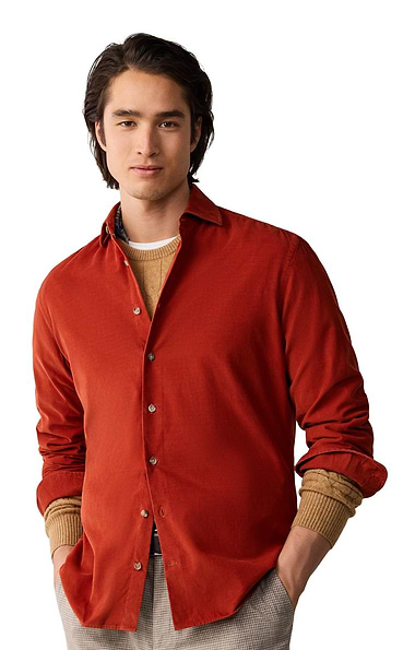 Men's Hackett London Smart Babycord Shirt