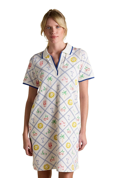 Ladies Joules Evie Short Ponte Dress