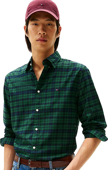 Men's Tommy Hilfiger Mercerized Plaid Shirt