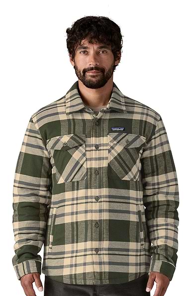 Men's Patagonia Lightweight Insulated Fjord Flannel Shirt