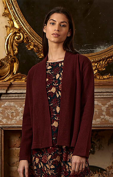 Ladies Adini Cotton Jacquard Shishma Cardigan