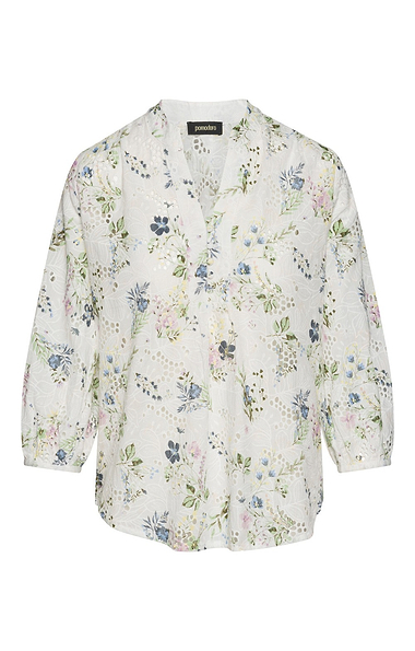 Ladies Bruar Exclusive Broderie Anglaise Blouse