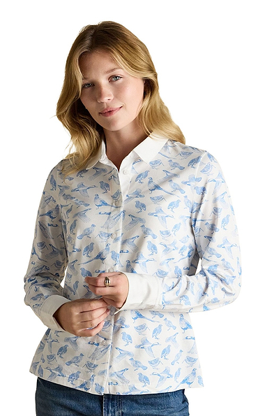 Ladies Joules Charlotte Printed Jersey Shirt