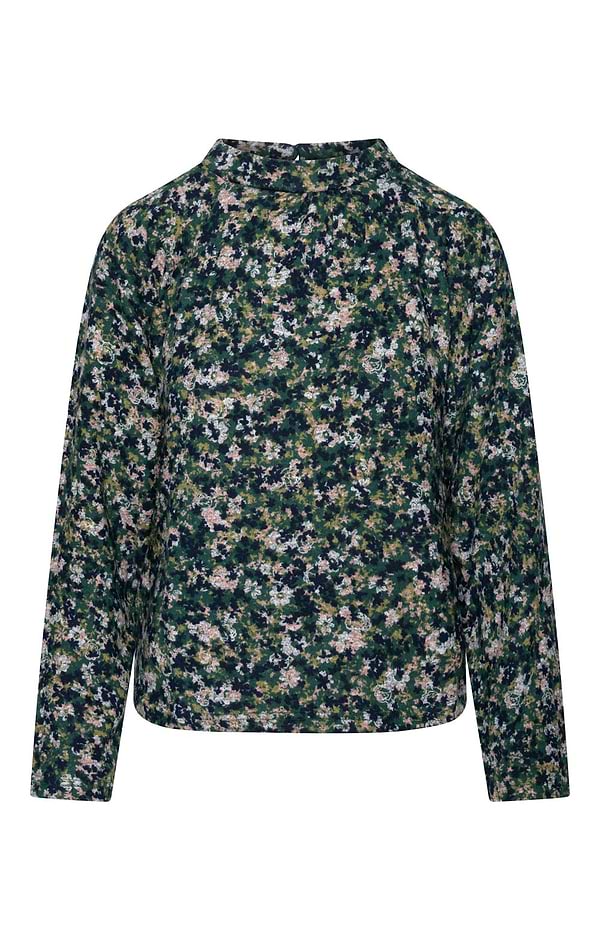 Ladies Lily & Me Bayberry Print Top