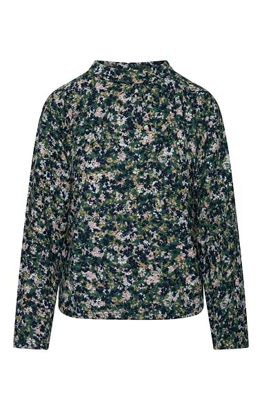 Ladies Lily & Me Bayberry Print Top