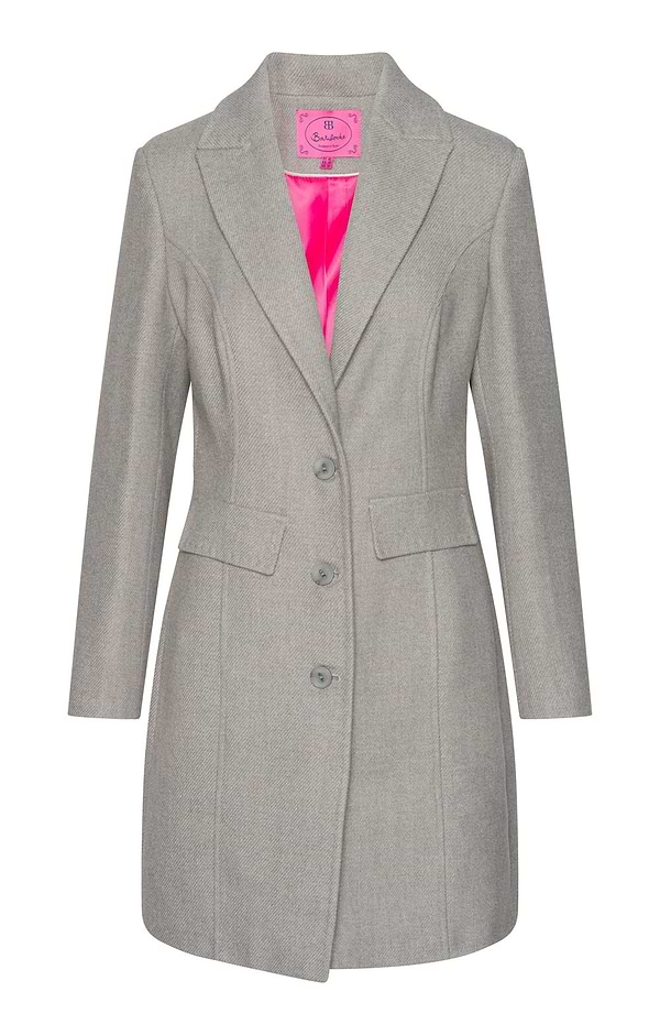 Ladies Mid-Length Two-Pocket Coat
