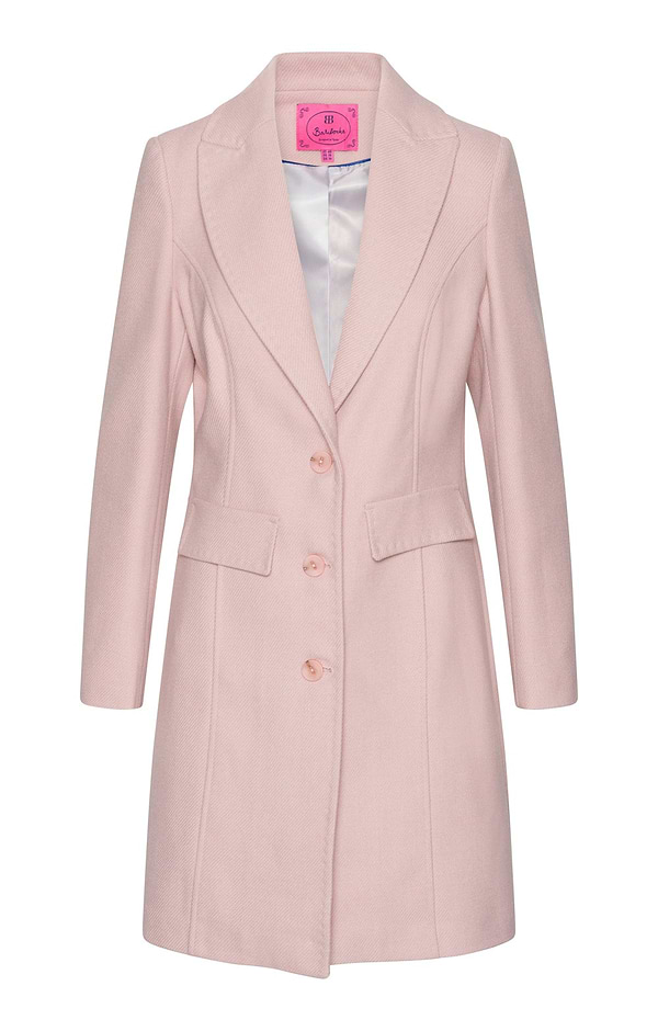Ladies Mid-Length Two-Pocket Coat