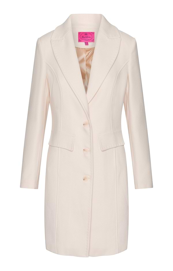 Ladies Mid-Length Two-Pocket Coat
