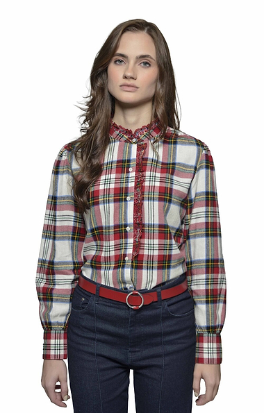 Ladies Hartwell Andrea Lace Trim Blouse