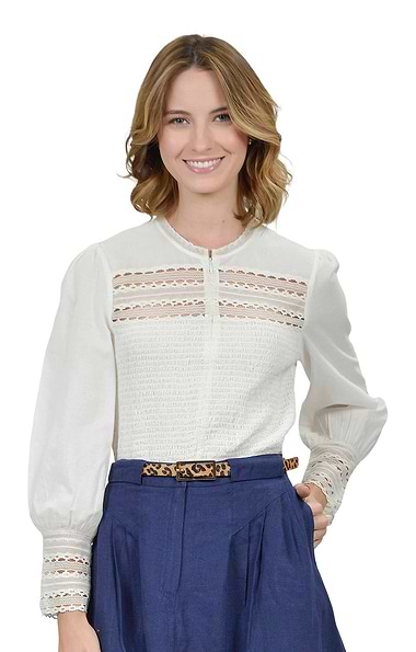 Ladies Hartwell Gabriella Luxury Smock Blouse