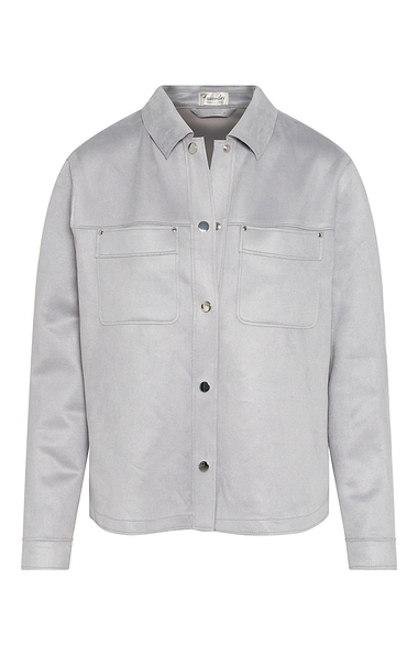 Ladies Barbara Lebek Faux Suede Shacket