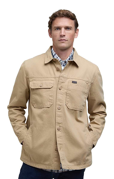 Men's Barbour Lingfield Canvas Overshirt