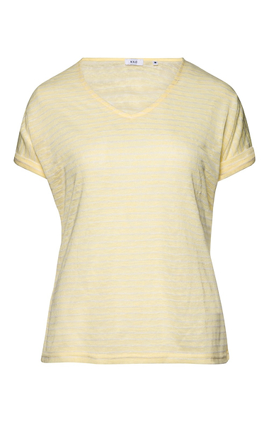 Ladies Stripe V-Neck Top