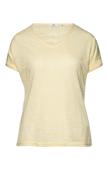 Ladies Stripe V-Neck Top