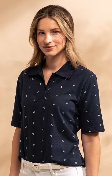 Ladies Anchor Pique Polo Shirt
