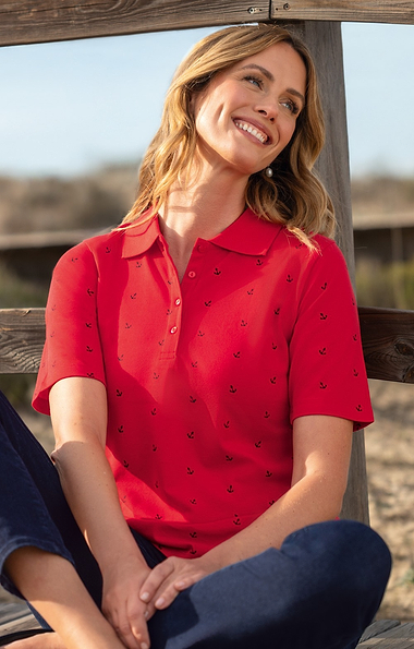 Ladies Anchor Pique Polo Shirt