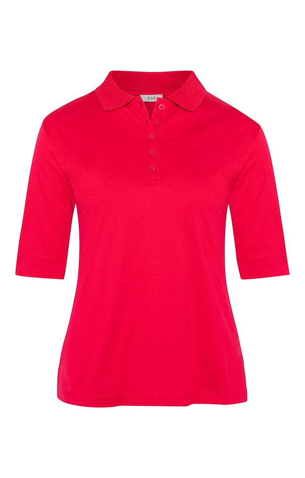 Ladies 3/4 Sleeve Cotton Polo Shirt