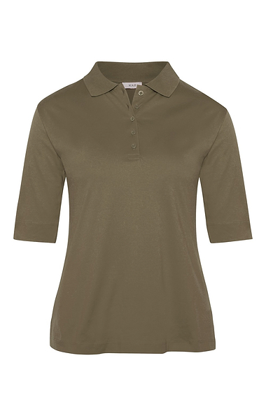 Ladies 3/4 Sleeve Cotton Polo Shirt