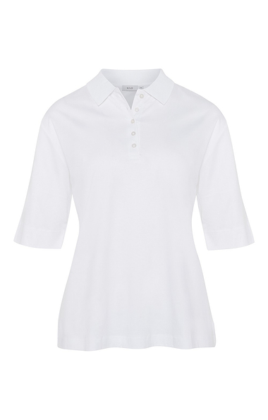 Ladies 3/4 Sleeve Cotton Polo Shirt