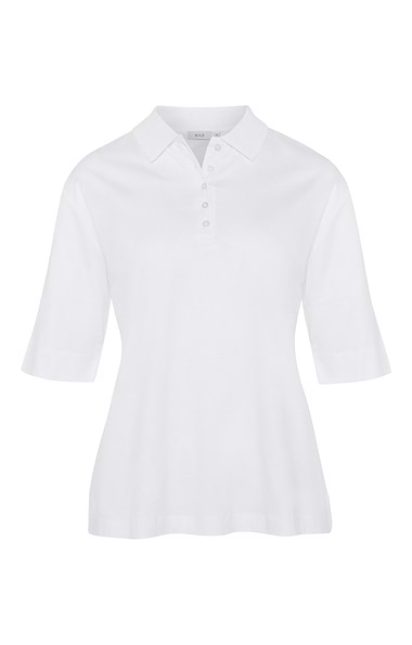 Ladies 3/4 Sleeve Cotton Polo Shirt