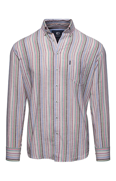 Men's Long Sleeve Multi-Colour Small Check Shirt