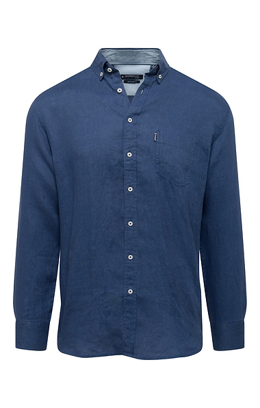 Men's Washed Linen Ivy Long Sleeve Shirt