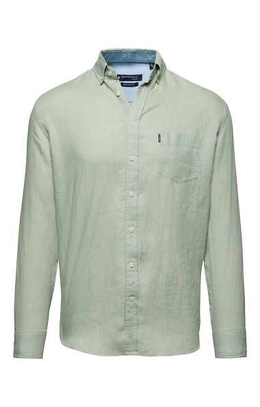 Men's Washed Linen Ivy Long Sleeve Shirt