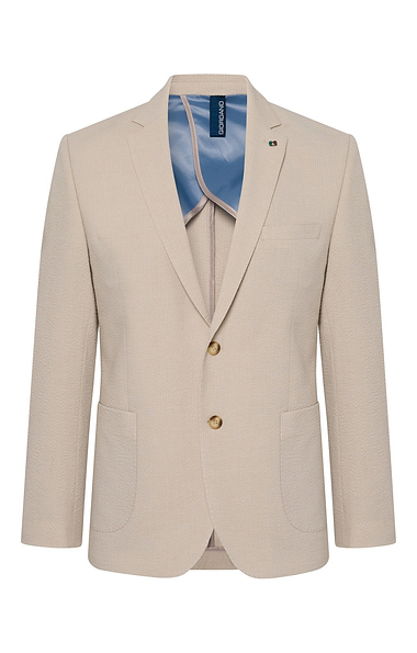 Men's Seersucker Half-Lined Blazer