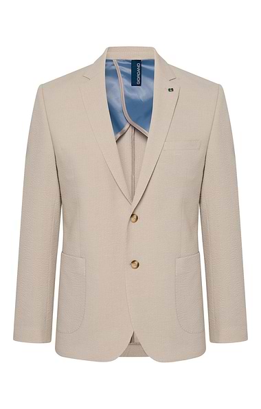 Men's Seersucker Half-Lined Blazer