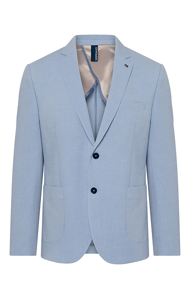 Men's Seersucker Half-Lined Blazer