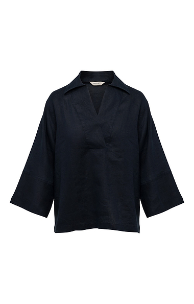 Ladies Gant Linen Popover Shirt