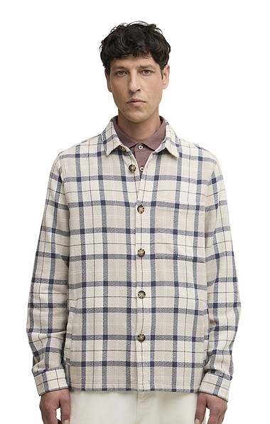 Men's Barbour Vennel Textured Tartan Overshirt