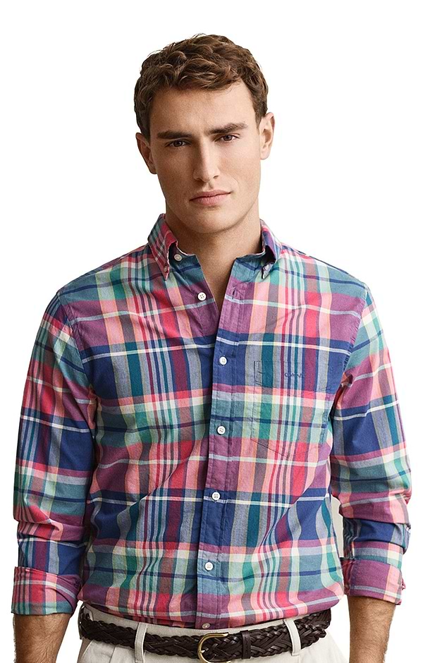 Men's Gant Regular Fit Indian Madras Check Shirt
