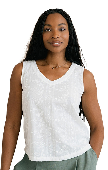 Ladies Lily & Me Alicia Embroidered Vest