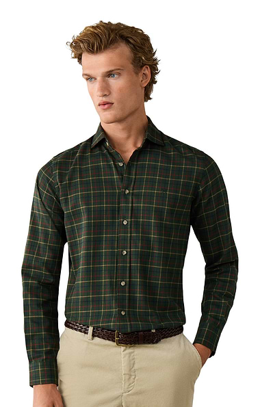 Men's Hackett London Forest Tattersall Shirt