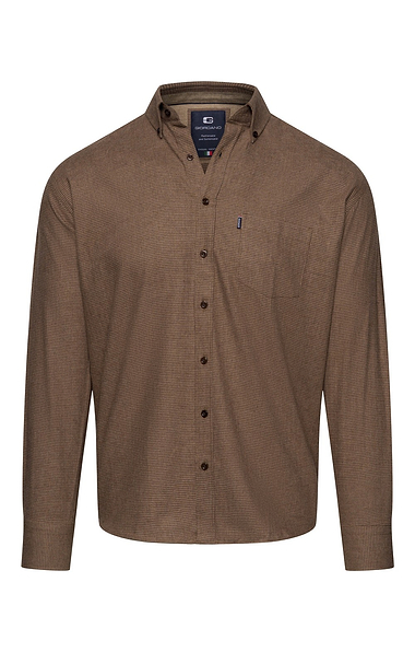 Men's Brushed Mini Houndstooth Shirt