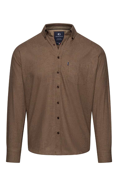 Men's Brushed Mini Houndstooth Shirt