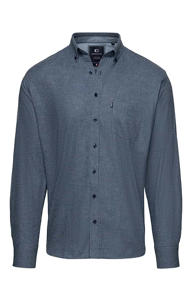 Men's Brushed Mini Houndstooth Shirt
