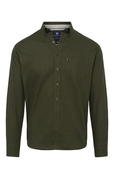 Men's Brushed Mini Houndstooth Shirt