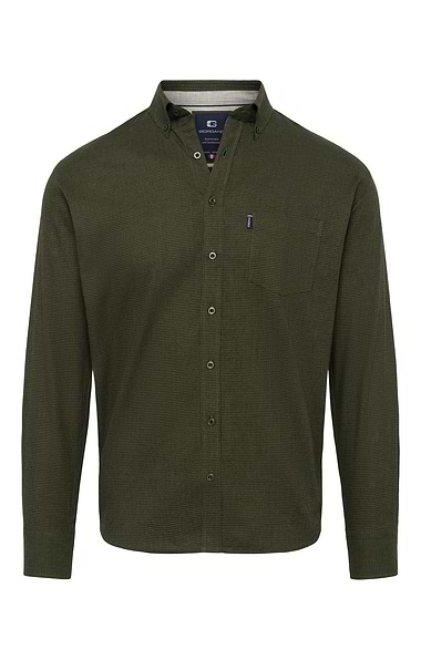 Men's Brushed Mini Houndstooth Shirt