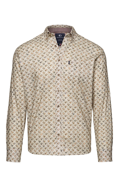 Men's Brushed Cotton Printed Duck Shirt