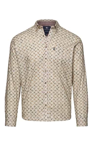 Men's Brushed Cotton Printed Duck Shirt