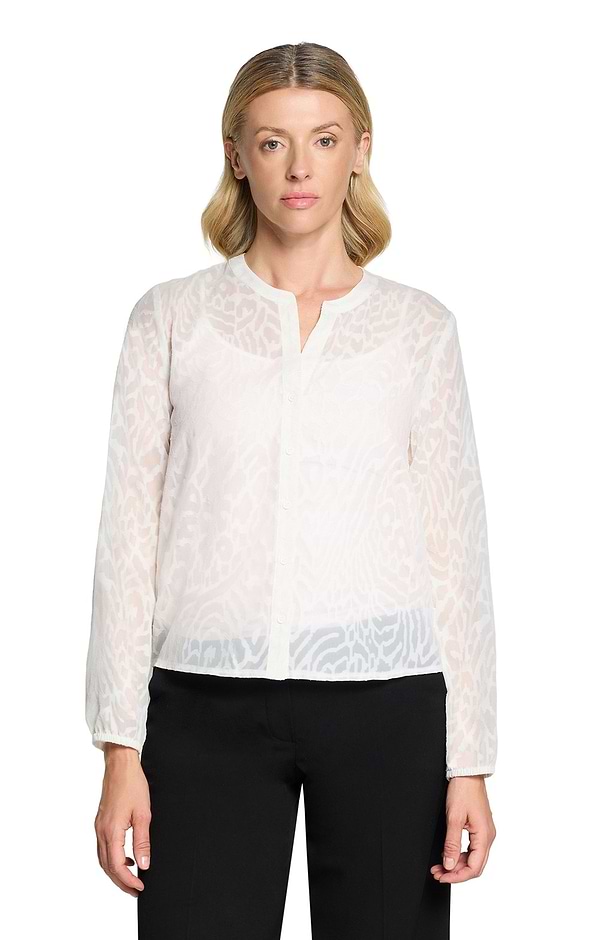 Ladies Betty & Co Animal Textured Blouse