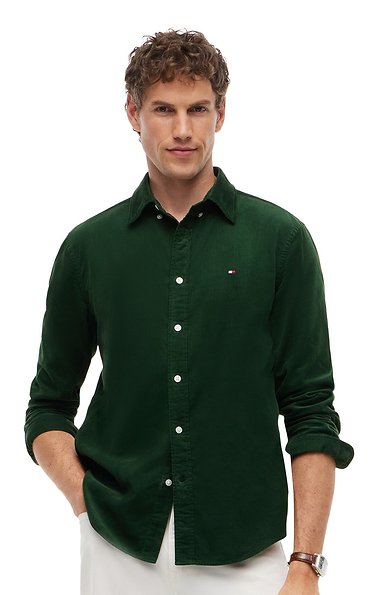 Men's Tommy Hilfiger Solid Corduroy Shirt